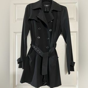 I.N. Black trench coat